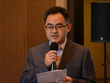 中國汽車技術研究中心新能源汽車與財稅政策研究室副主任方海峰主持研討會