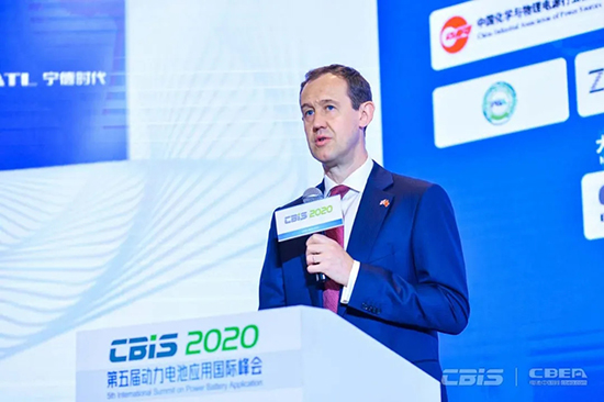 英國駐廣州總領事館柯牧申:英國動力電池需求70-100GWh 英國駐廣州總領事館柯牧申:英國動力電池需求70-100GWh