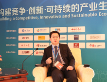 圖：微宏動力市場與戰略總監宋寒接受媒體采訪