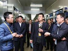 安徽省池州市市長雍成瀚調研超威集團